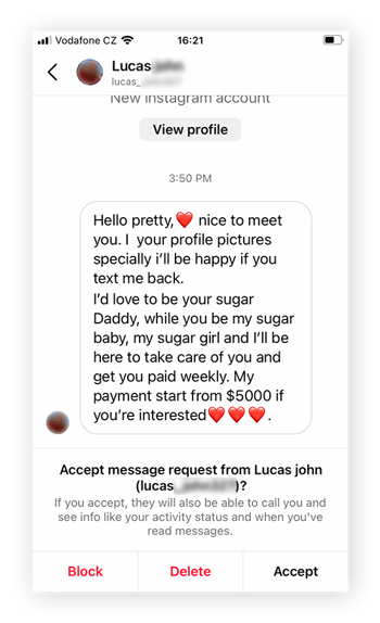 A SIM swap scam might begin through a romance scam.